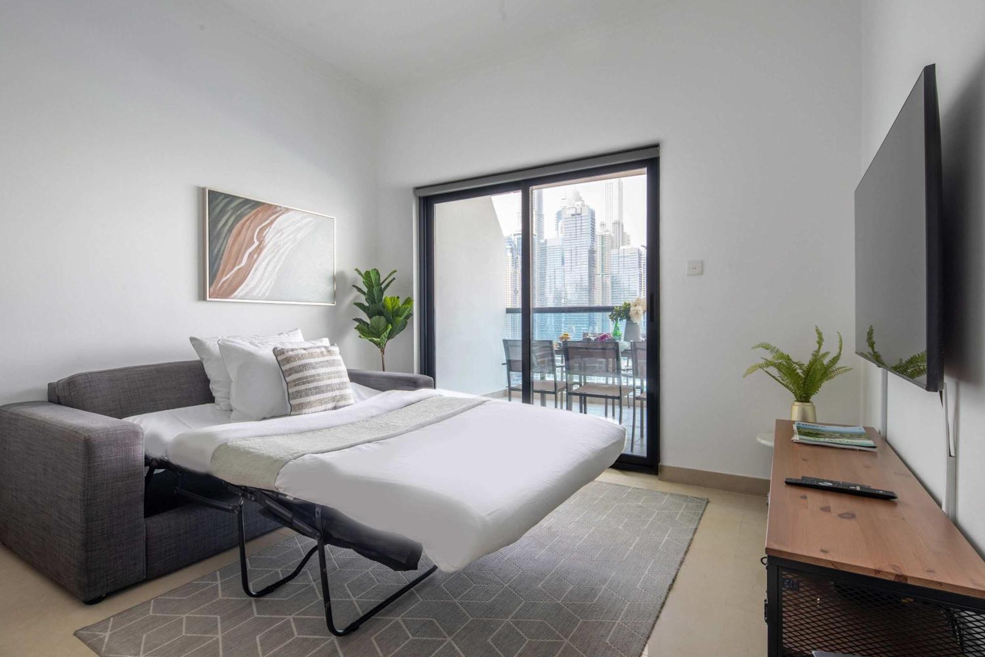 Apartament Frank Porter - Time Place Tower Dubaj Zewnętrze zdjęcie